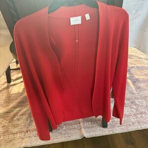 Cyrus Vibrant Red Knit Cardigan